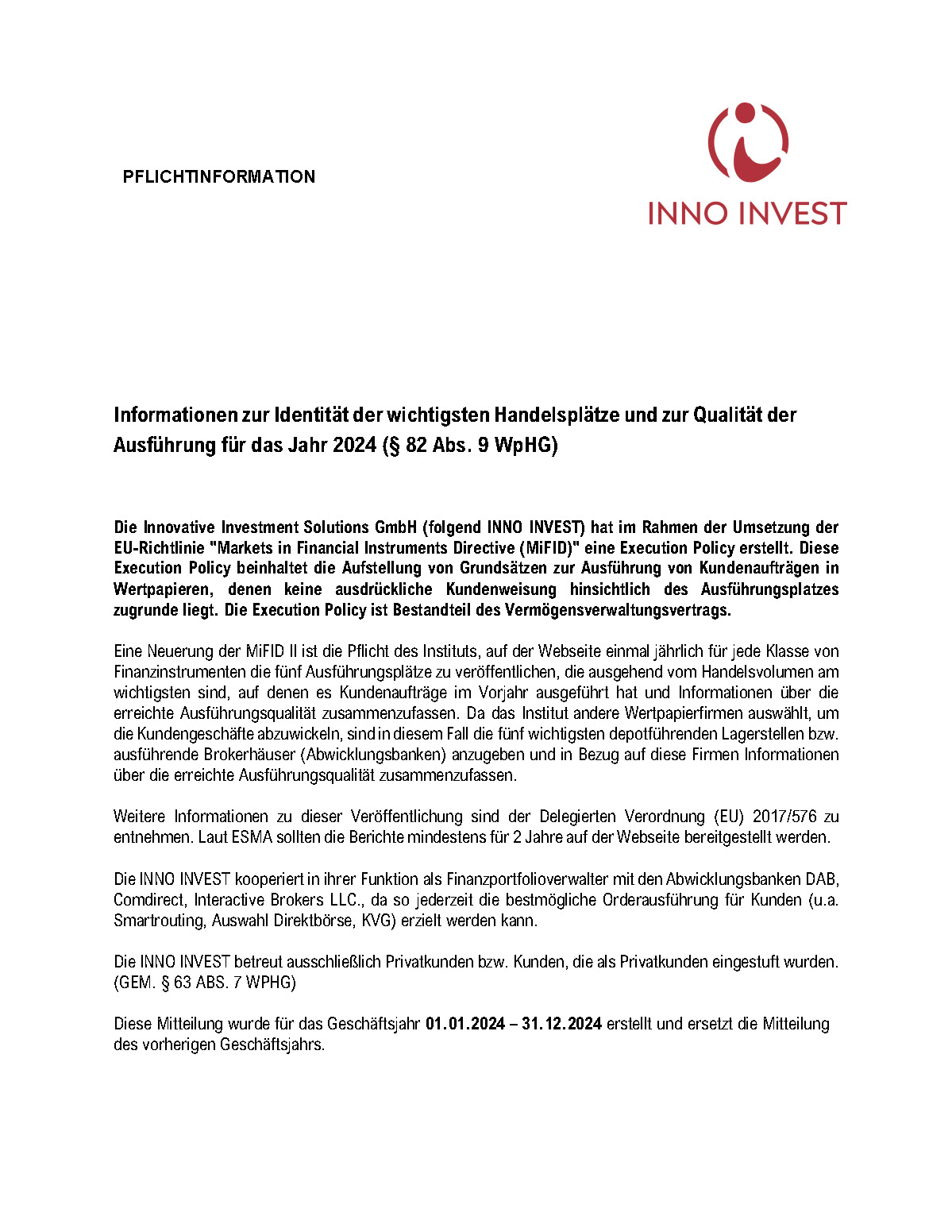 Seiten aus Informationen 2024 nach § 82 Abs. 9 WpHG